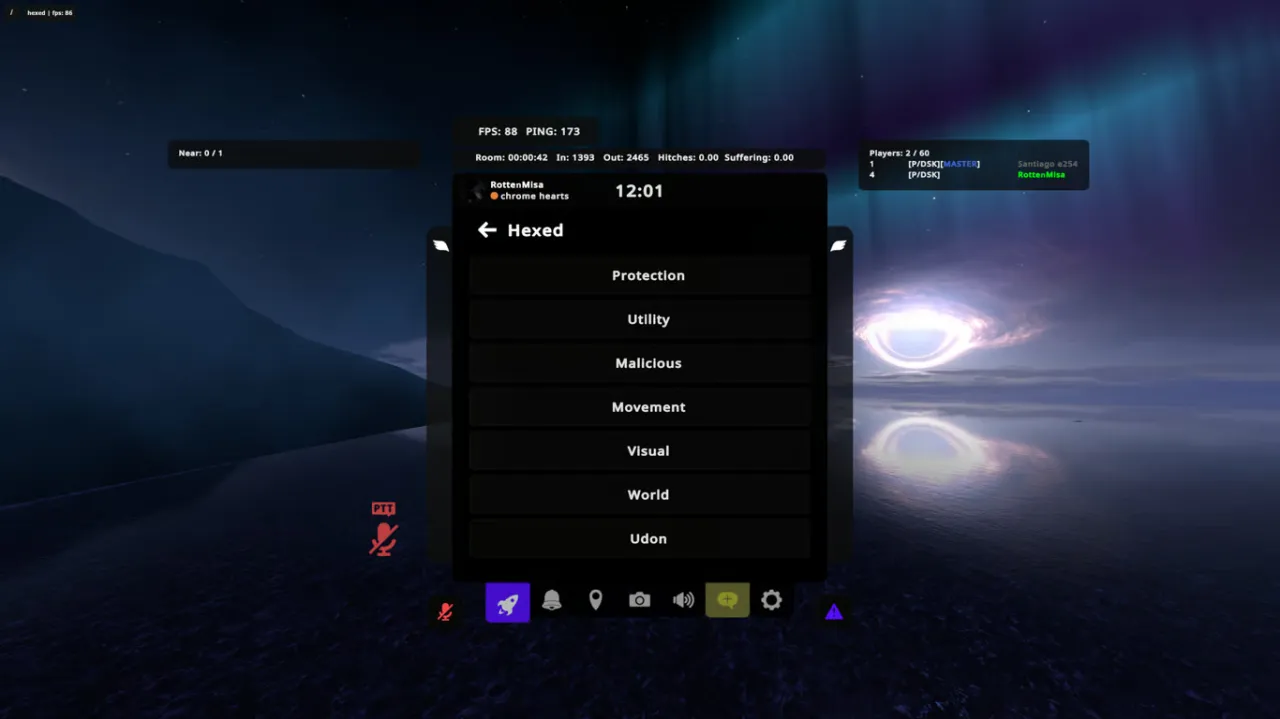 Hexedware client screenshot